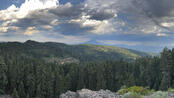 Rain Clouds around Mount Shasta