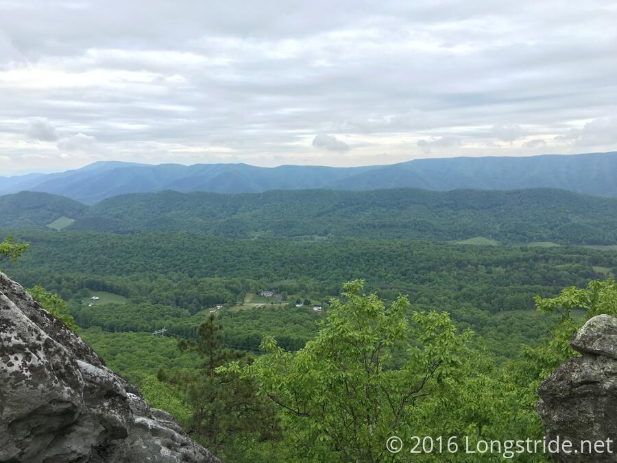 View from Dragons Tooth