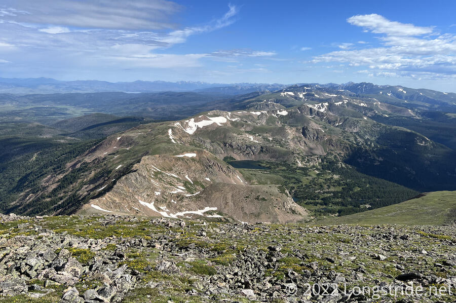 View from North of James Peak