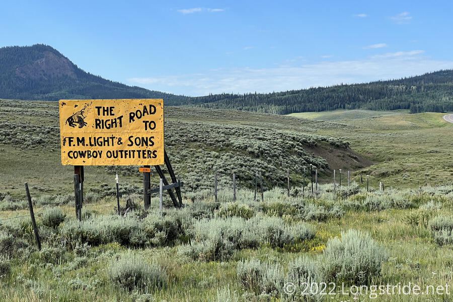 “The Right Road to F.M. Light & Sons Cowboy Outfitters”