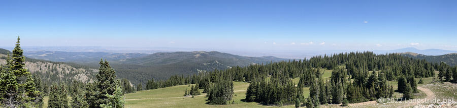 View Northwest from Bridger Peak