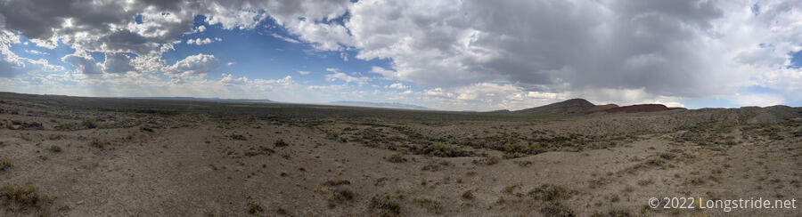 Cloudy Flat Desert