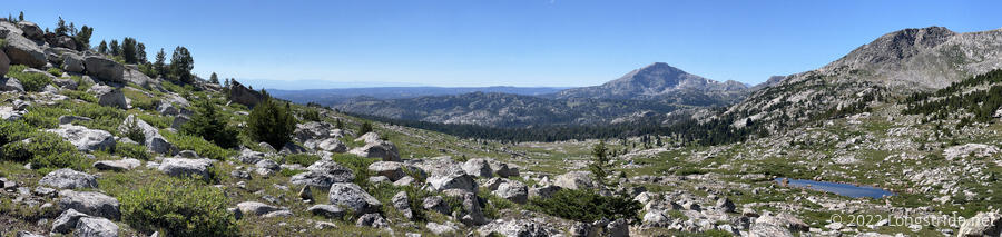 View North from Hat Pass