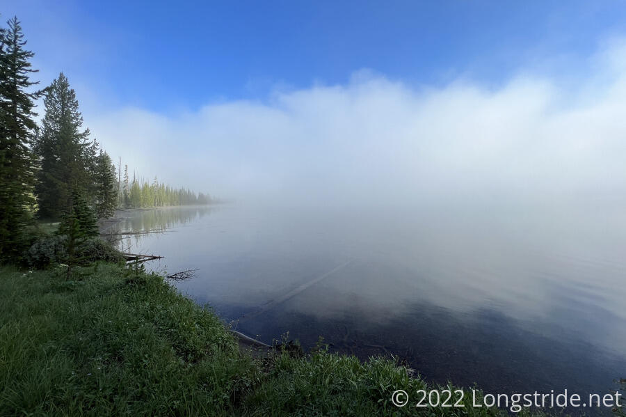 Shoshone Lake Under Fog