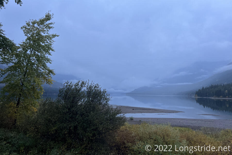 Waterton Lake on a Cloudy Morning
