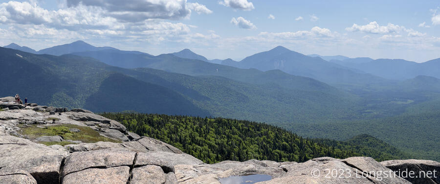 View South from Cascade Mountain