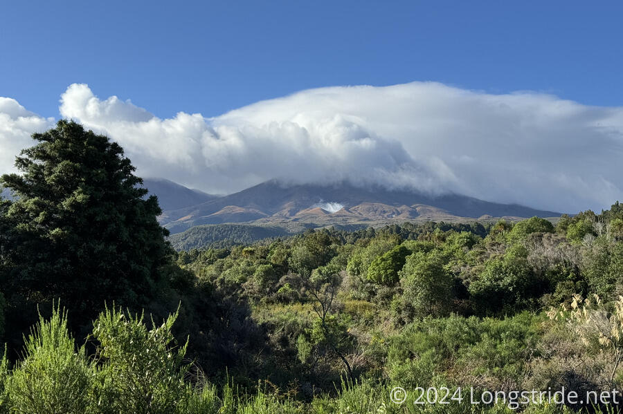Mount Tongariro, Hidden in Clouds