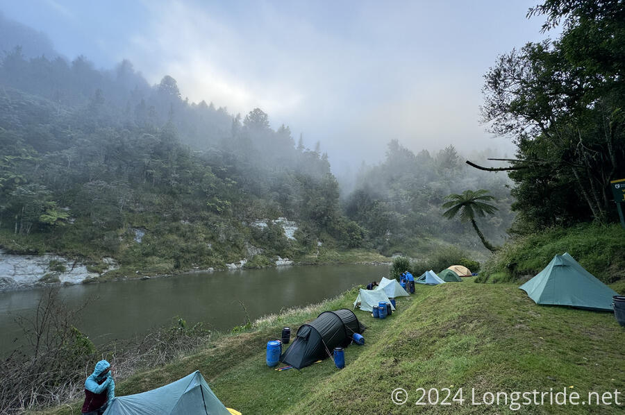 Fog Over the Whanganui River