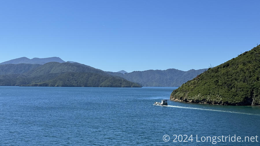 Entering the Queen Charlotte Sound