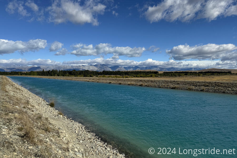 Southern Alps over the Tekapo Canal