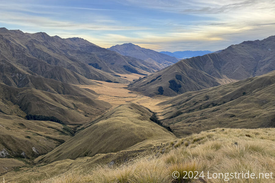 Motatapu Valley from Roses Saddle