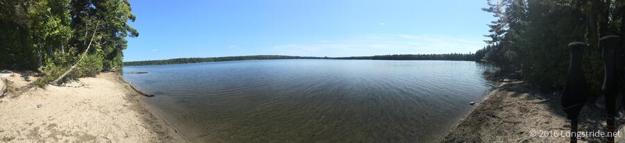 Beach at East Carry Pond