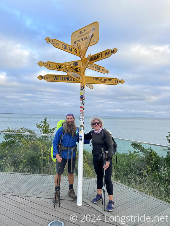 Stirling Point, Bluff, Southern Terminus of Te Araroa