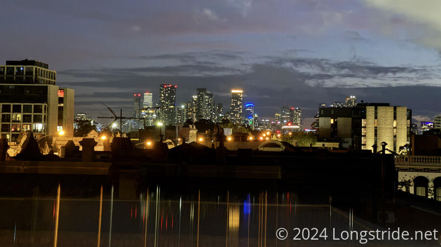 Melbourne Nighttime Skyline