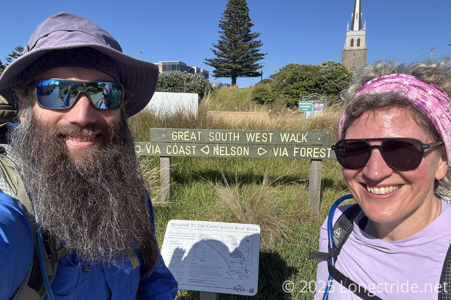 Start of the Great South West Walk