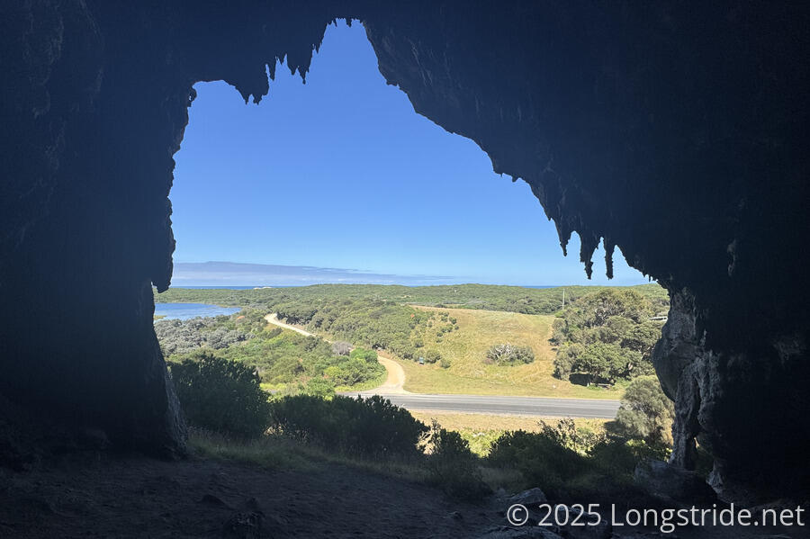 View from Tarragal Cave