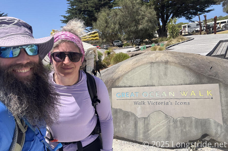 Start of the Great Ocean Walk