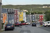 Colorful Homes Line a Street in St. John’s
