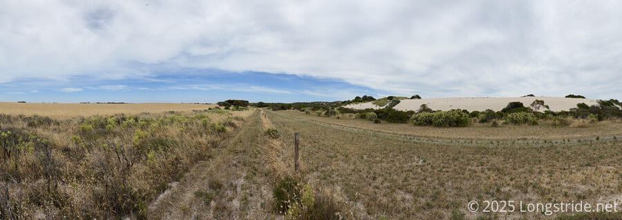 Farmland and Sand Dunes
