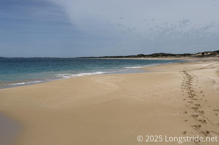 Across the Beach to Marion Bay