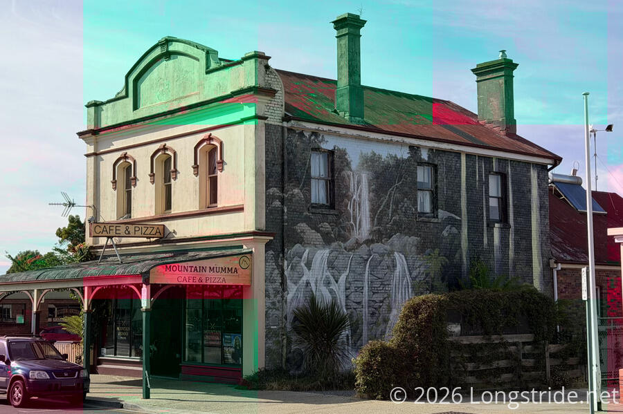 Waterfall Mural in Sheffield