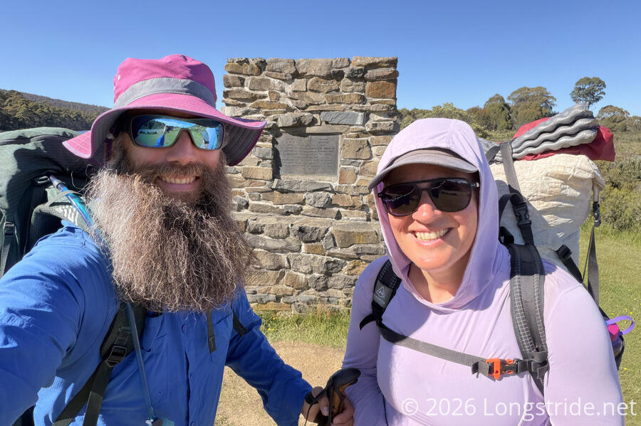 At the Geographical Center of Tasmania