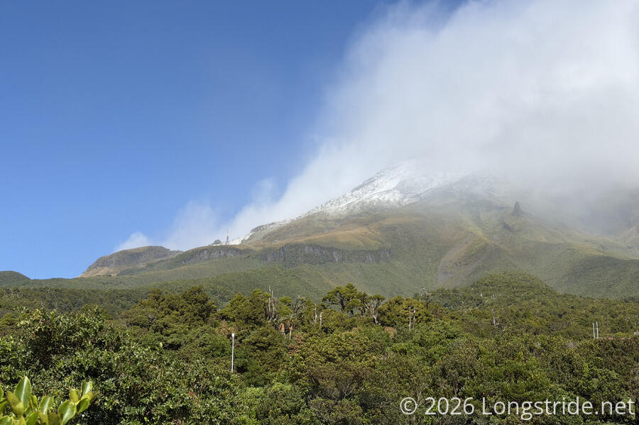 Taranaki in the Clouds