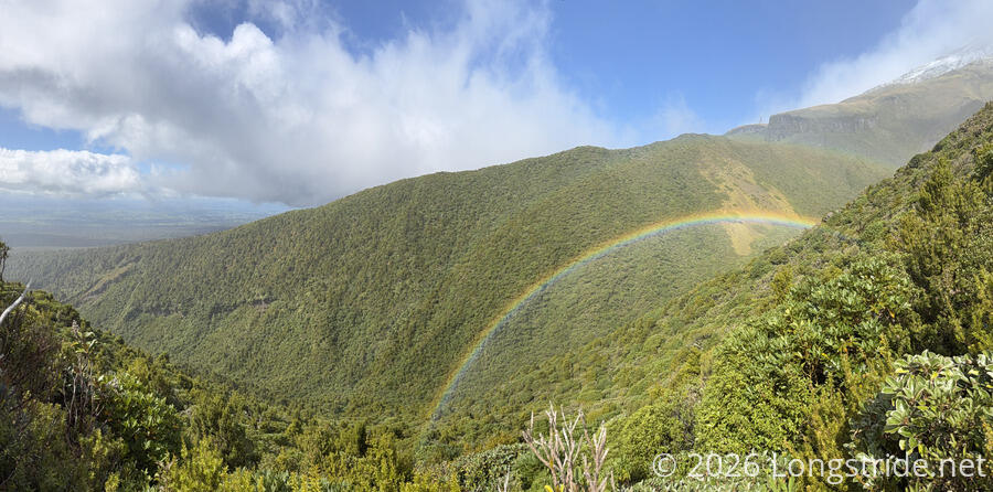 Double Rainbow on Taranaki