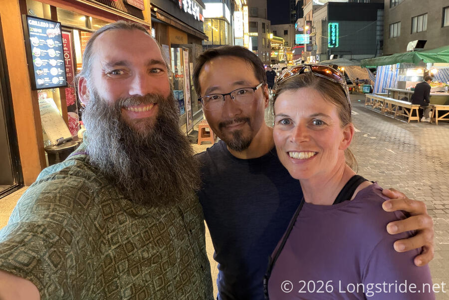 Longstride with Jay and Tina
