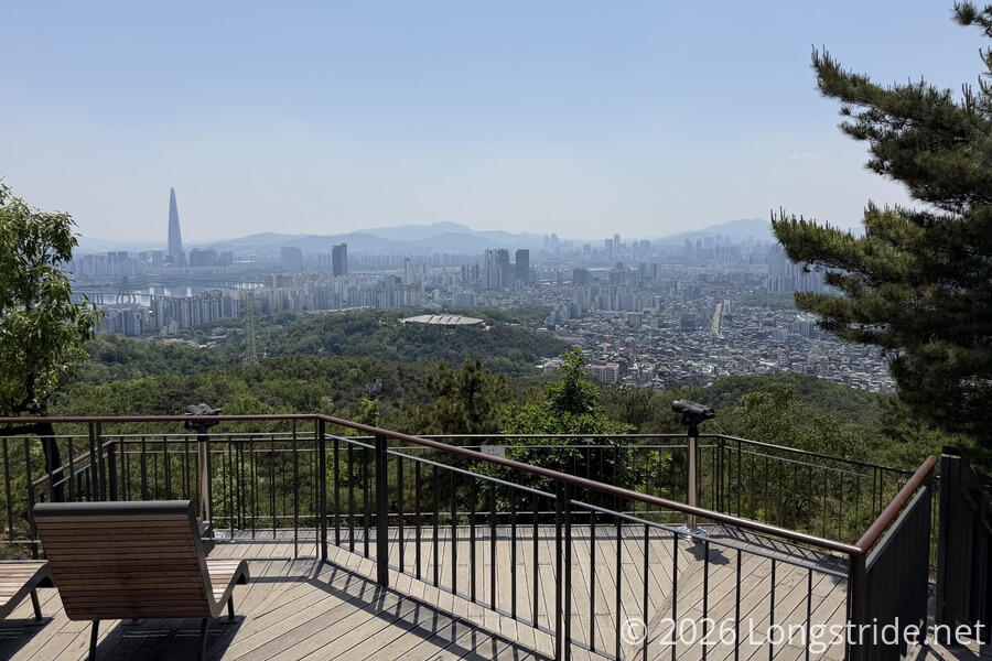 View from the Achasan Observation Deck