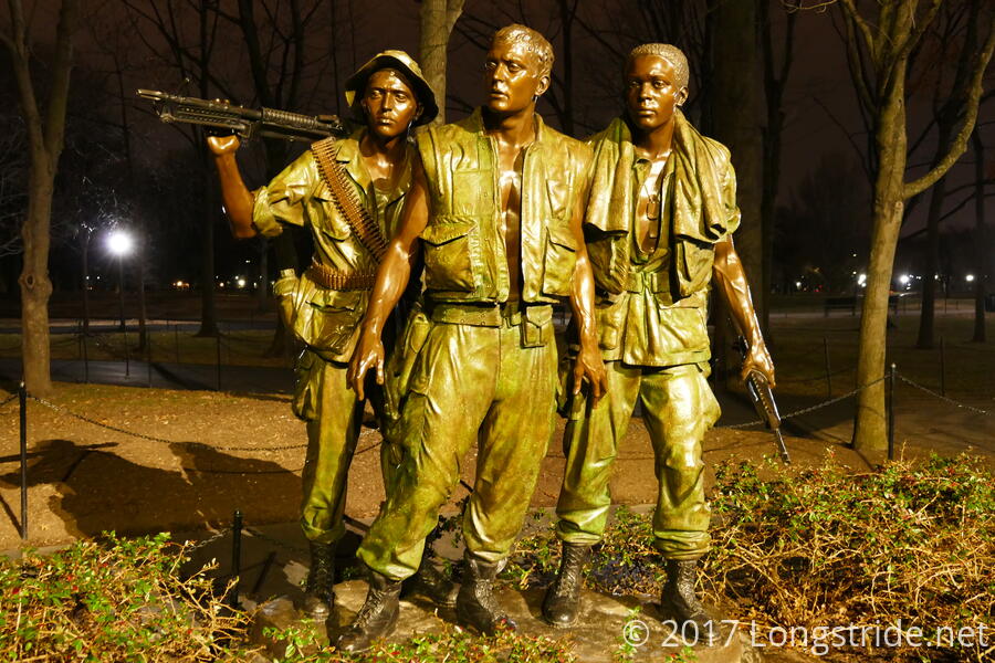 Three Soldiers at Night