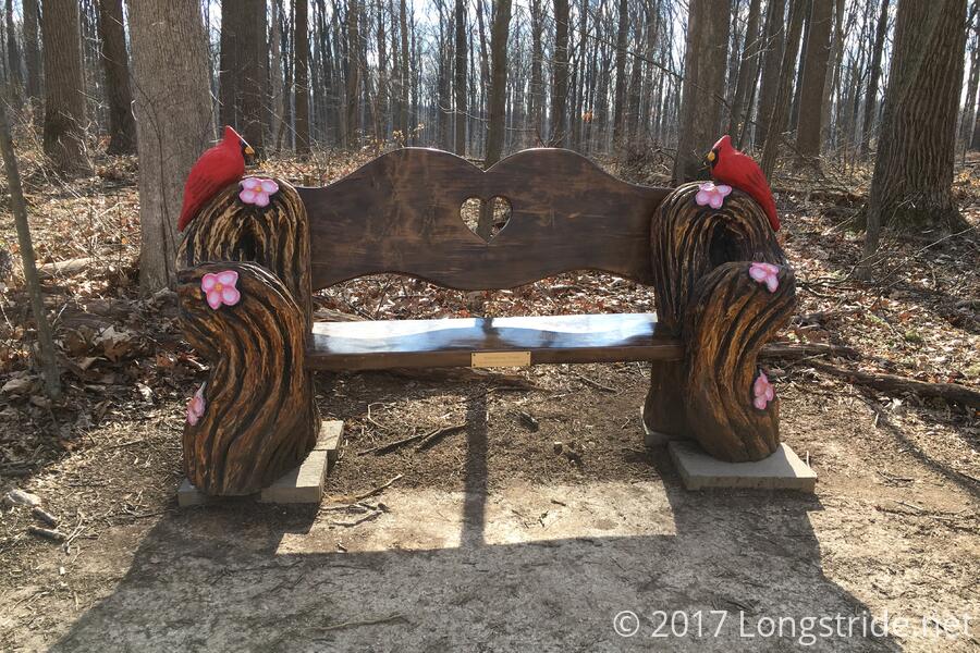 Cardinal Memorial Bench