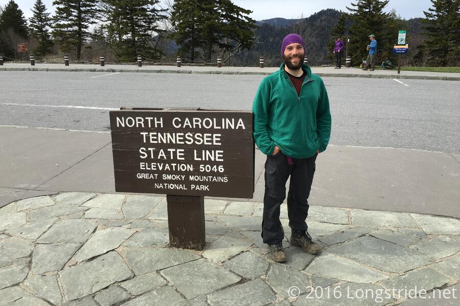 Longstride at the North Carolina-Tennessee Border