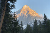 West Vidette Mountain at Sunset
