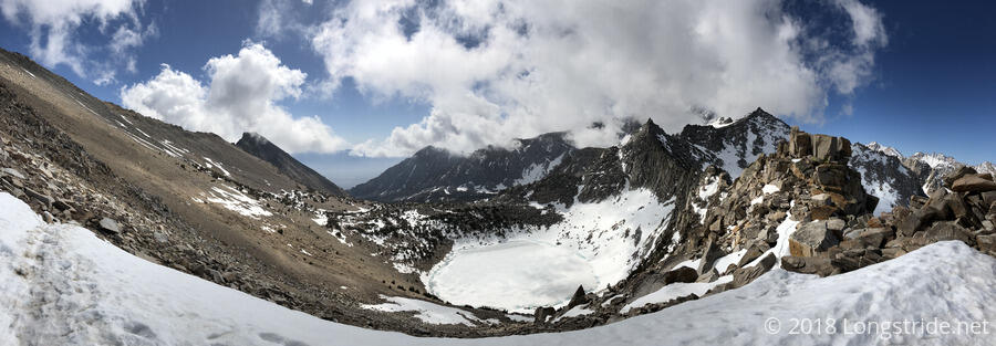 View East from Kearsarge Pass