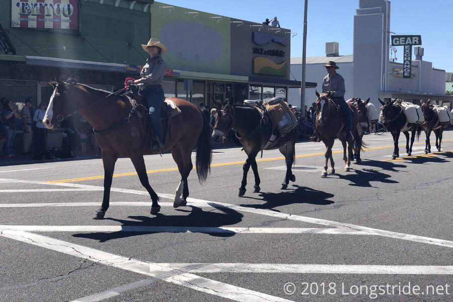 Mule Days Parade — CA Longstride Trail Journals